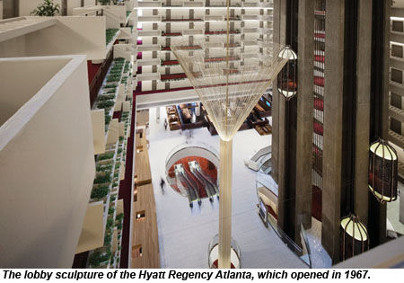 Hyatt Regency Atlanta Lobby Sculpture