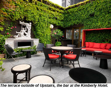Kimberly Hotel, Upstairs patio