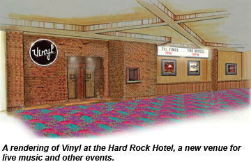 Las Vegas Hard Rock Vinyl rendering