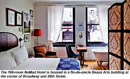 NoMad Hotel guestroom