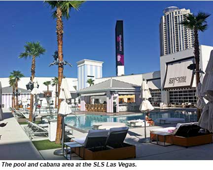 SLS Las Vegas pool