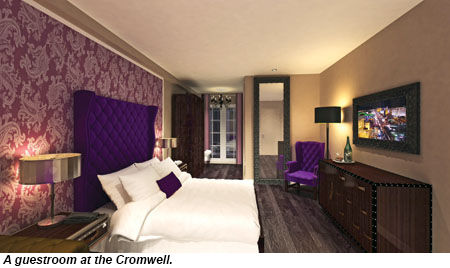 A guestroom at the Cromwell.