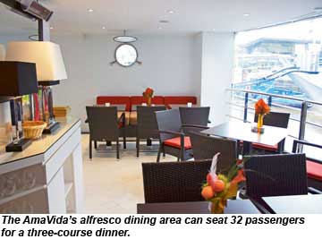 AmaWaterways AmaVida dining