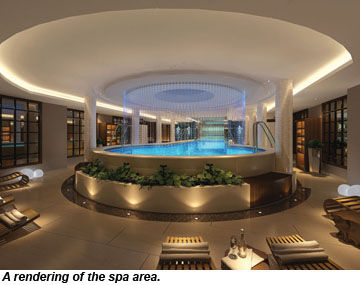 Century Cruises spa area rendering