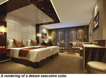 Century Cruises suite rendering