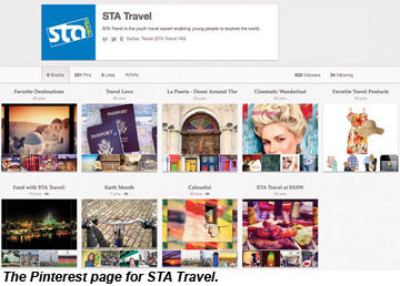 Pinterest STA Travel
