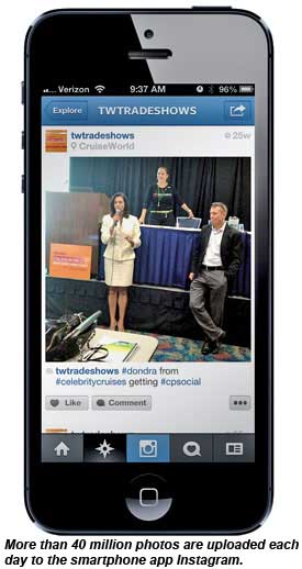 Instagram App on a phone