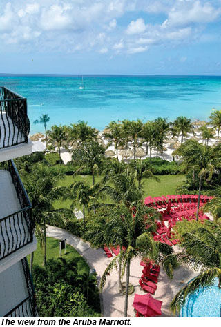 Aruba Marriott view