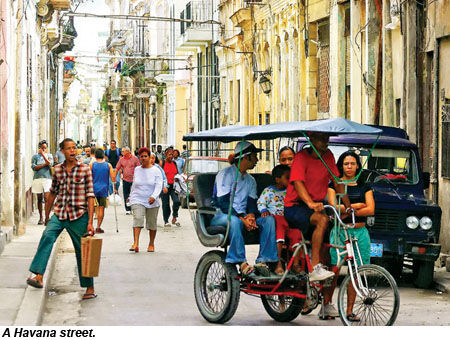 A Havana street.