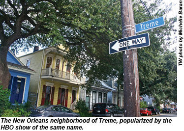 Treme neighborhood in NewOrleans