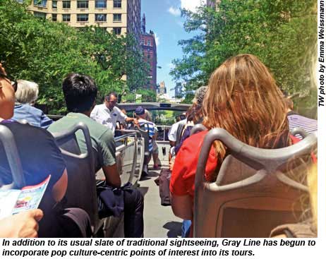 Gray Line has begun to incorporate pop culture-centric points of interest into its tours.