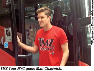 TMZ Tour NYC guide Matt Chadwick