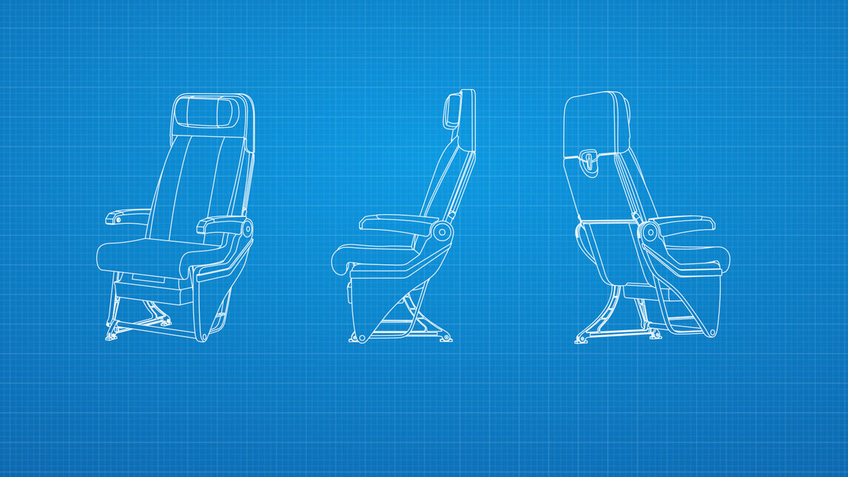 The Evolution of the Airplane Seat