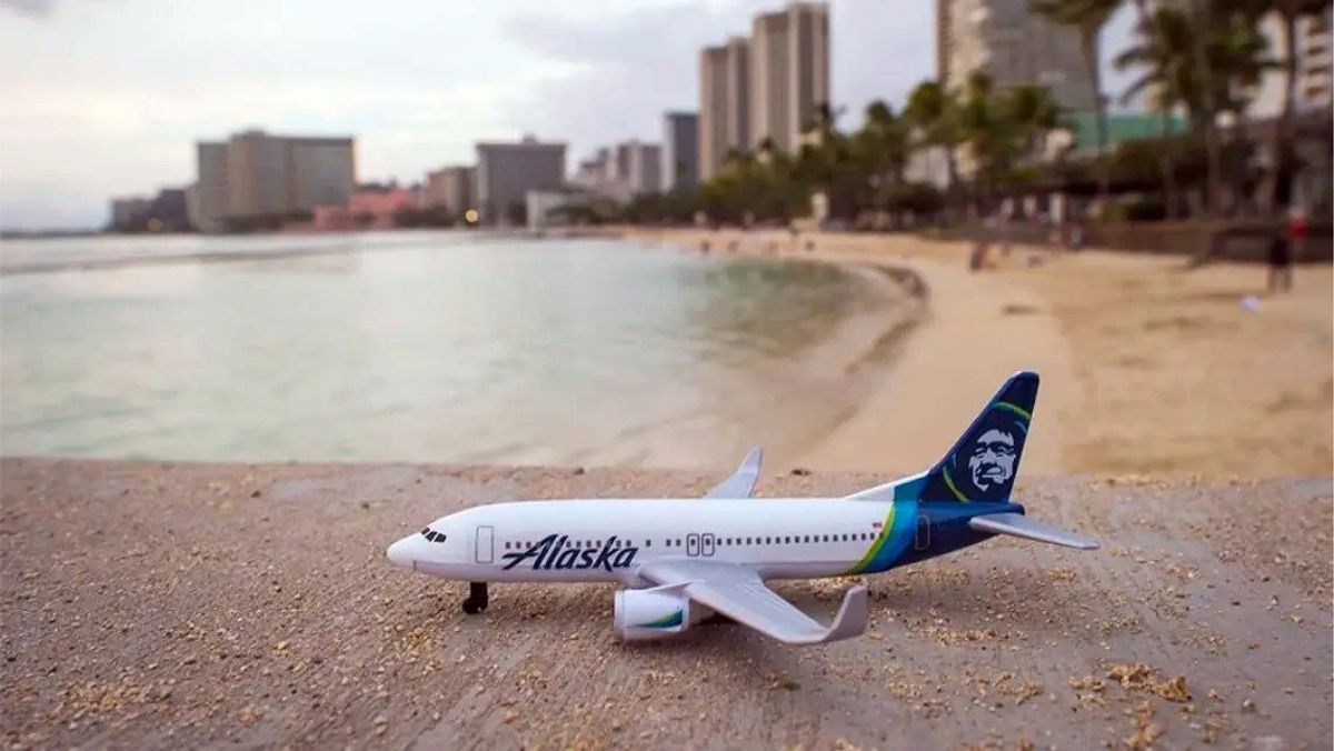 Alaska airlines hawaii flights adds airline air plane airplane travel 2008 un la may miles