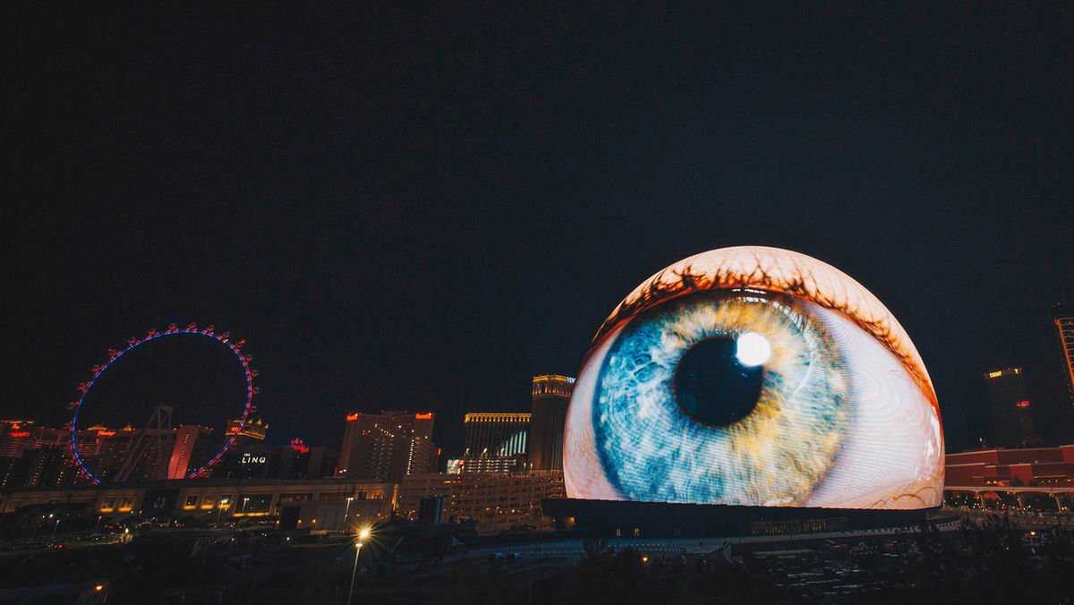 City Of Las Vegas Sign at Dusk by Aloha Art