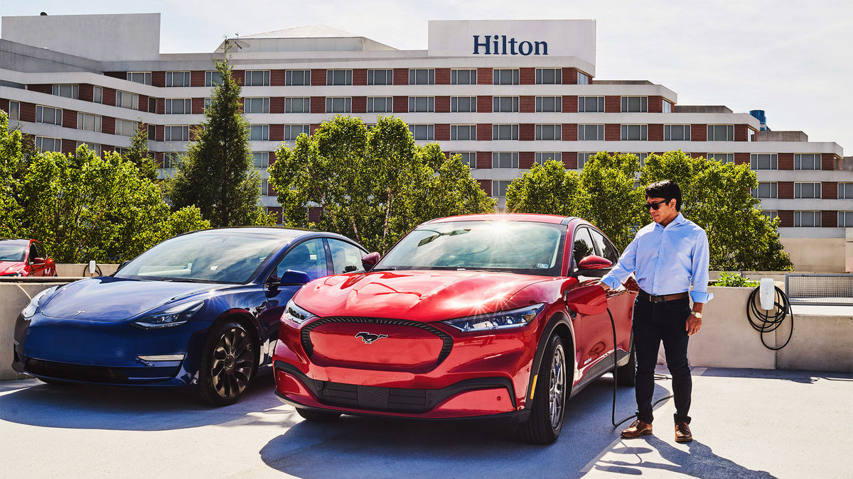 Big hotel brands leading the charge for electric vehicle stations: Travel  Weekly