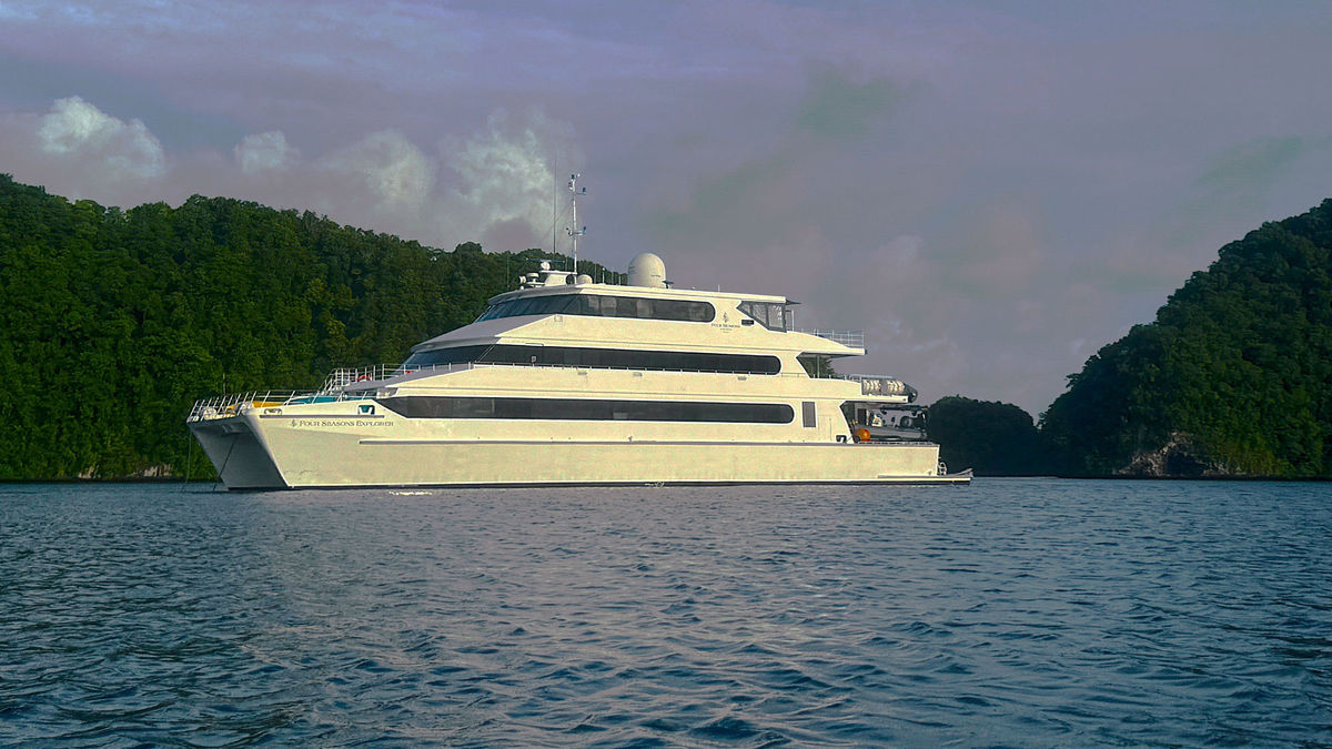 Luxury leisure life on a Four Seasons yacht in Palau: Travel Weekly