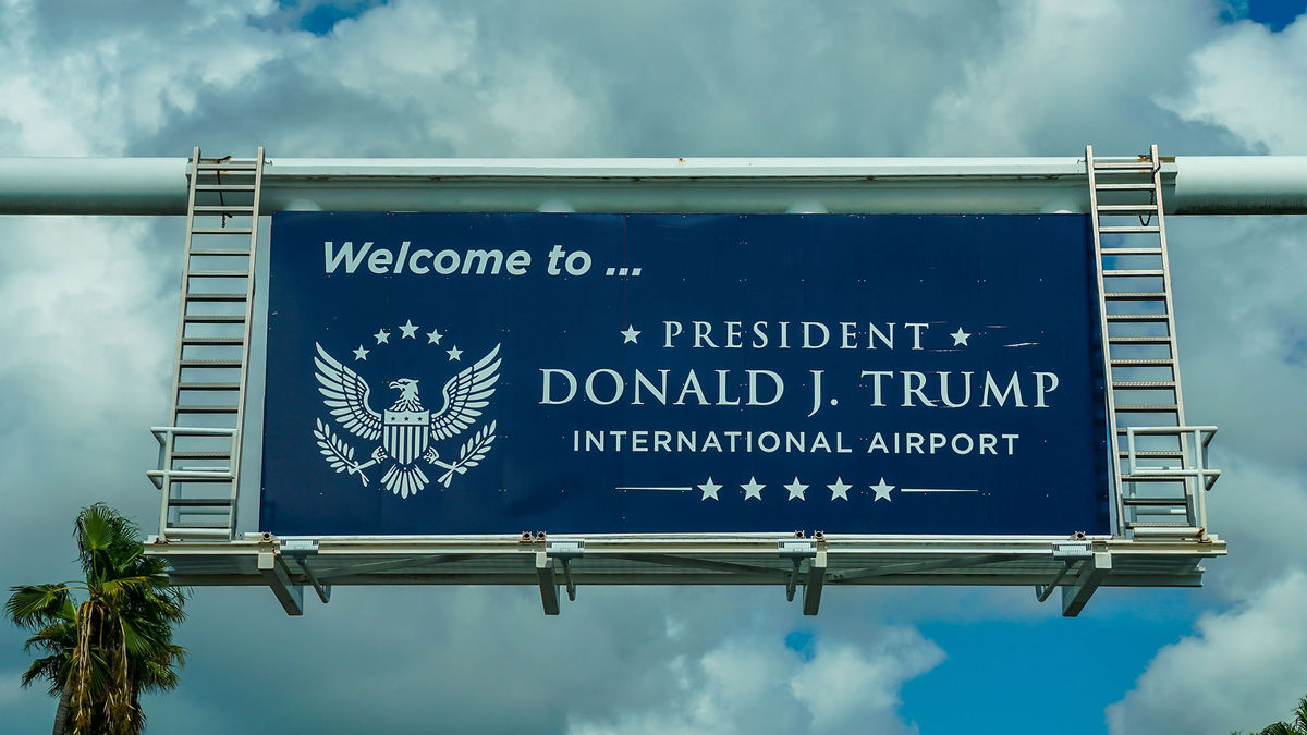 President Donald J. Trump Airport now has a new IATA code