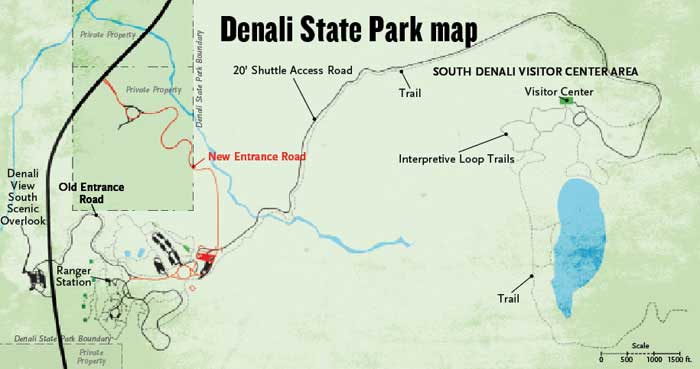 Denali State Park Map