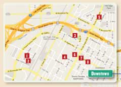 Downtown Vegas Map