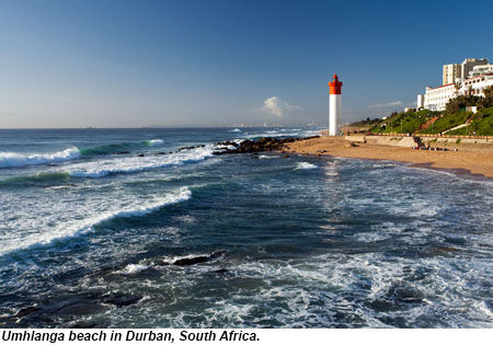 Umhlanga beach, Durban, South Africa