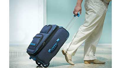 Traveler with luggage