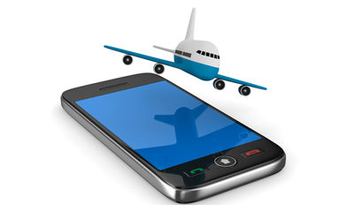 Plane and phone