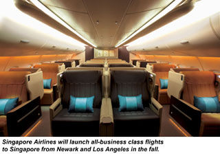 Singapore Air Biz class