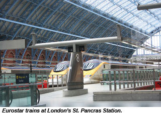 Eurostar trains