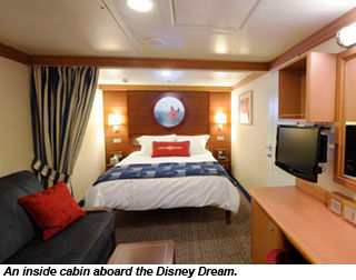 Disney Dream inside cabin