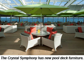Crystal Symphony pool deck