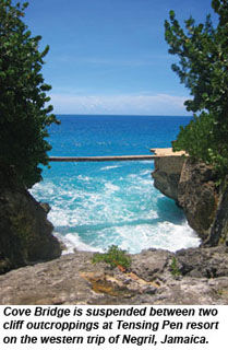 Cove Bridge at Tensing Pen, Negril, Jamaica