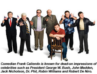 The many faces of Frank Caliendo