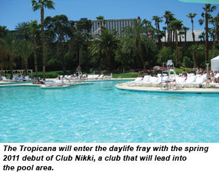 Tropicana pool area