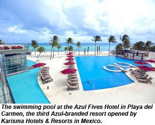 Azul Fives Hotel in Playa del Carmen