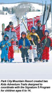 Ski kids at Park City