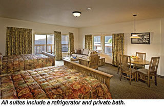 Waterfall Resort suite