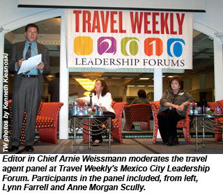 Travel agent panel at Mexico Leadership Forum