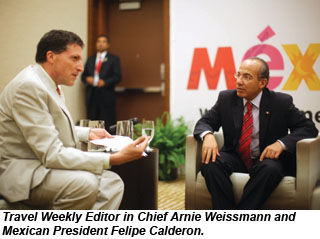 Arnie Weissmann and Felipe Calderon