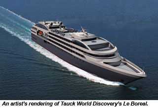 A rendering of Tauck's Le Boreal