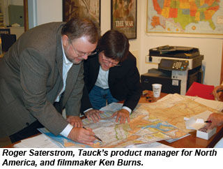 Tauck Roger Saterstrom and Ken Burns