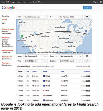 Google Flight Search