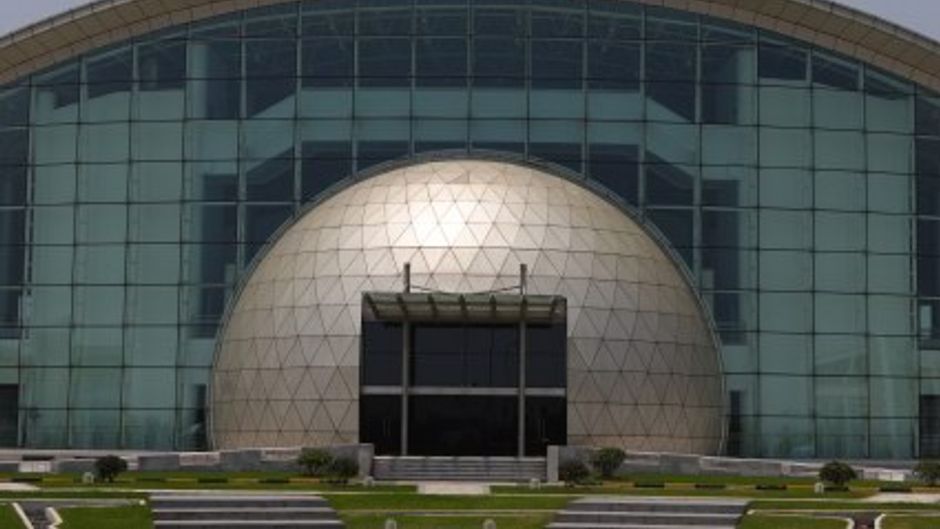 Shanghai Exhibition Centre Exterior