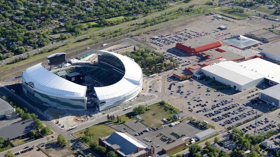 Evraz Place Exterior