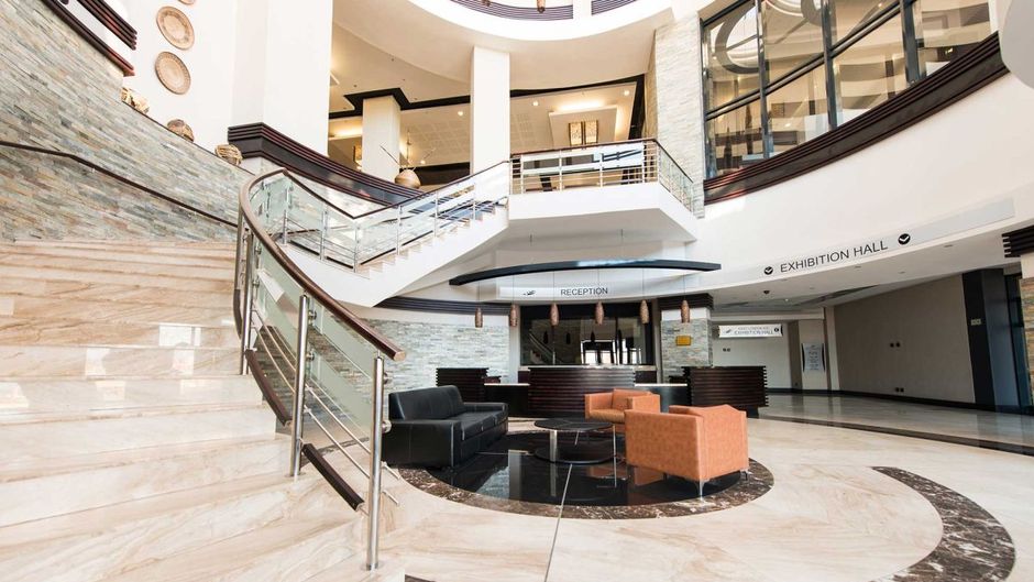 East London International Convention Centre Lobby