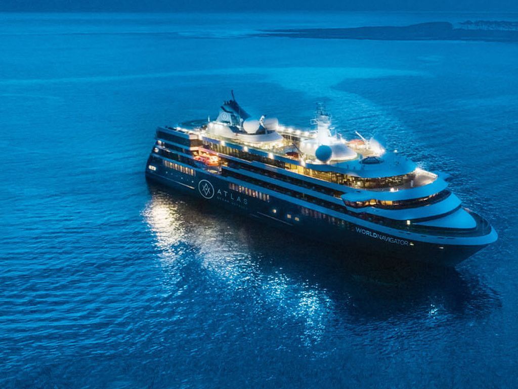 World Navigator Ship Stats & Information Atlas Ocean Voyages Cruise TravelAge West