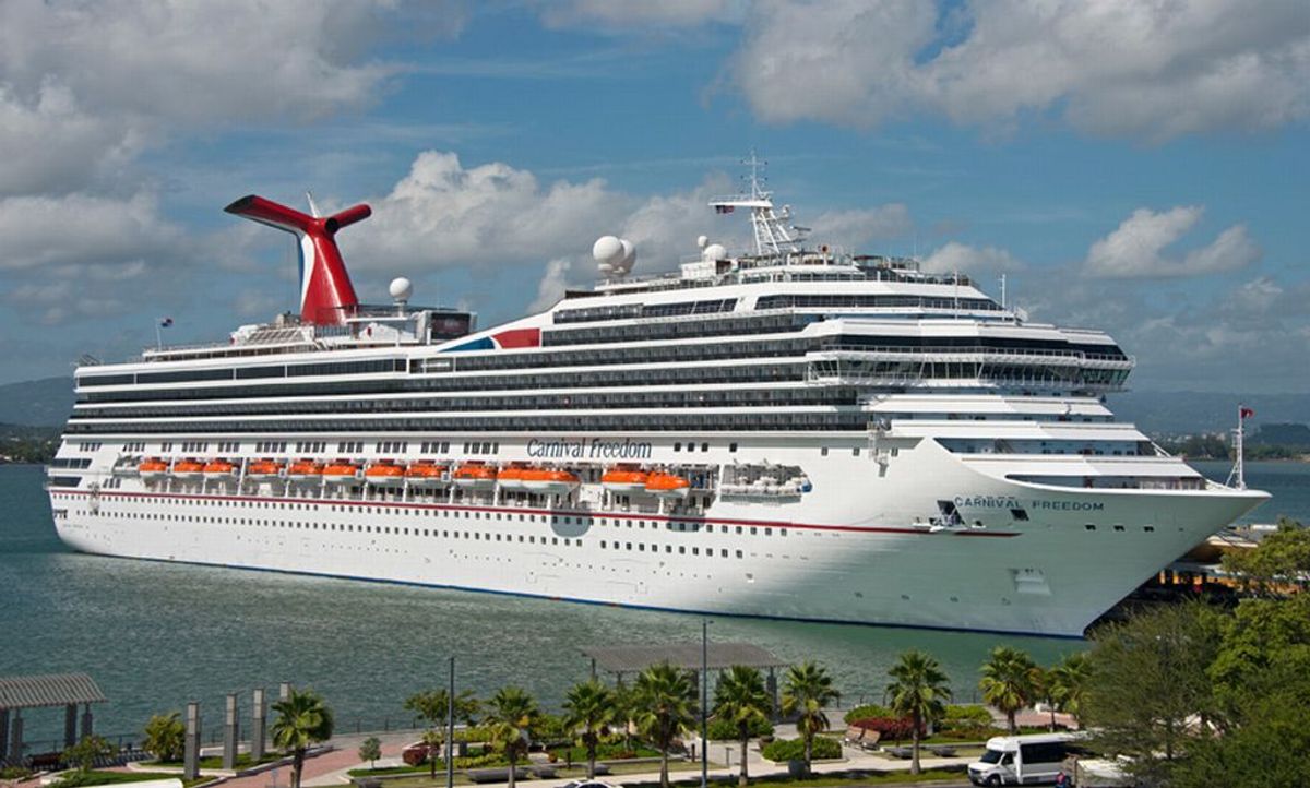 track carnival freedom cruise ship