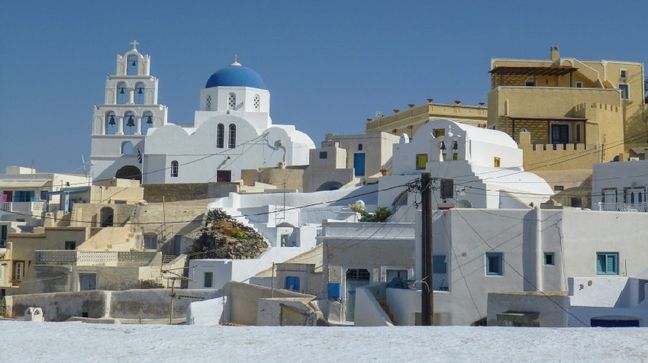 Pyrgos Kallistis, Thira Island, Cyclades Islands, Greece Hotels