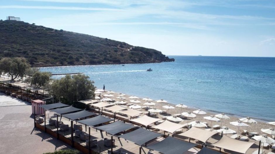 Aegeon Beach Hotel Beach
