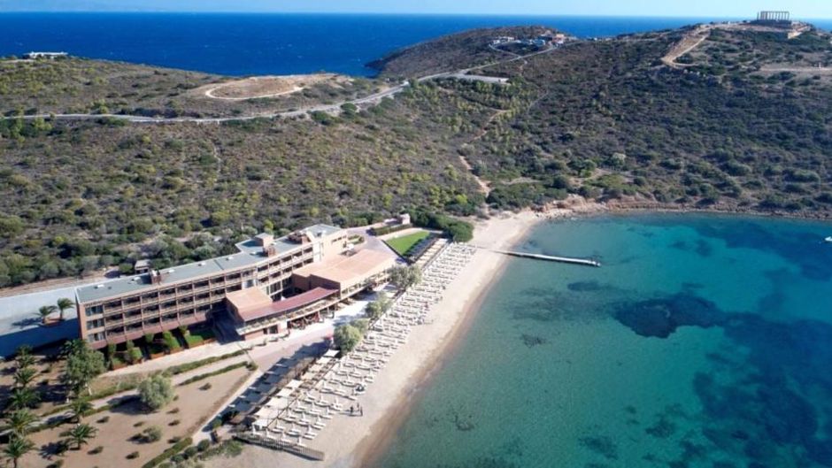 Aegeon Beach Hotel Exterior